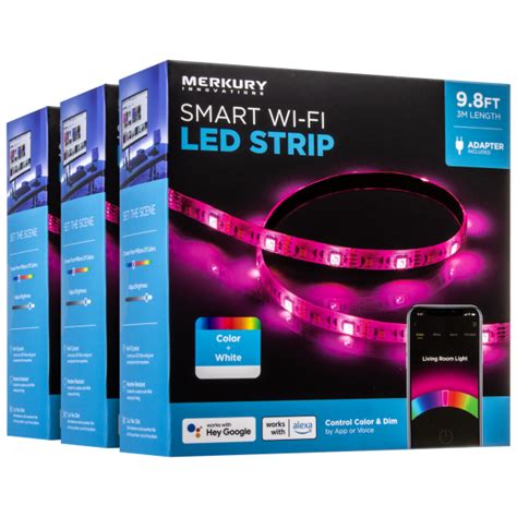 Meh Pack Merkury Innovations Smart Wi Fi Led Strips