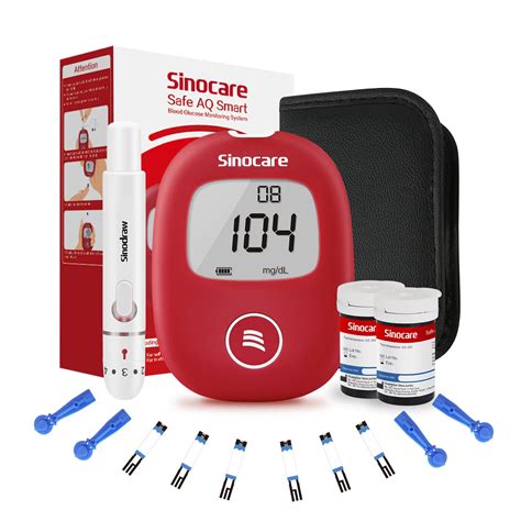 Buy Sugar Meter - Blood Sugar Measuring Device with 50 Test Strips