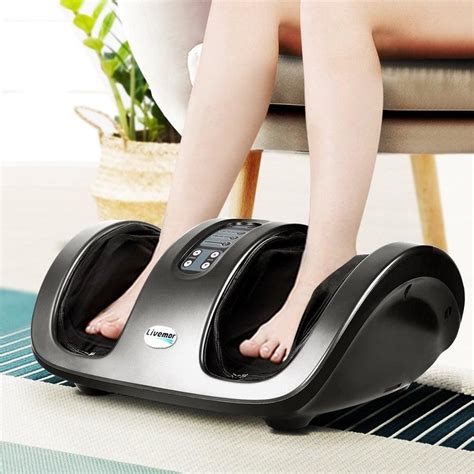 Livemor Foot Massager Shiatsu Electric Ankle Calf Kneading Rolling