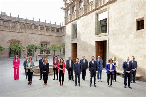 Los nuevos consellers toman posesión y Aragonès les llama a trabajar