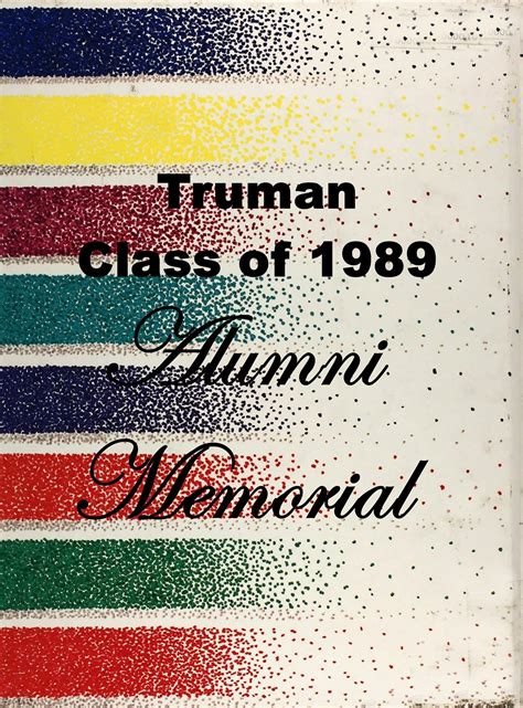 Memorial of Truman Class of 1989