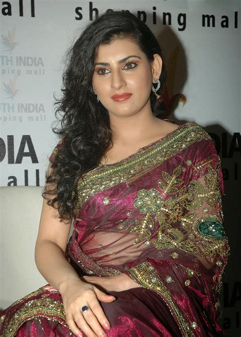 Actress HD Gallery Telugu Actress Archana Latest Hot Saree Photo Gallery