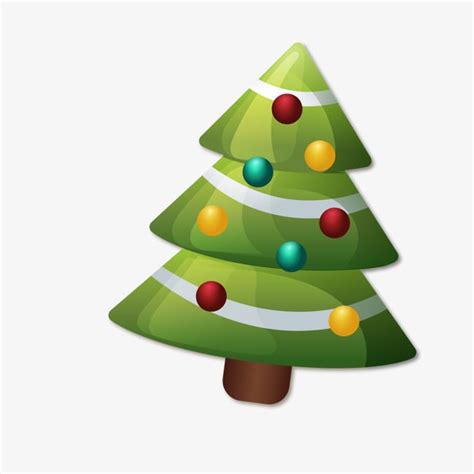 Cartoon Christmas Tree PNG Picture, Cartoon Christmas Tree Vector ...