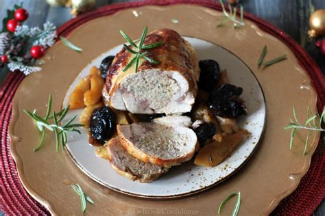 Arrosto Di Tacchino Con Prugne E Mele Delizie Confidenze