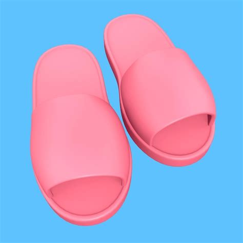 Premium Psd A Pair Of Cute Beach Slippers