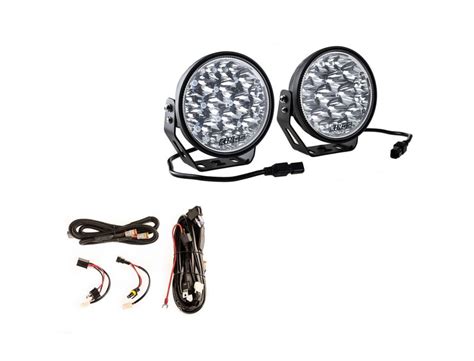 Kings Domin8r Xtreme 7” Led Driving Lights Pair Plug N Play Smart Wiring Harness Kit 4wd