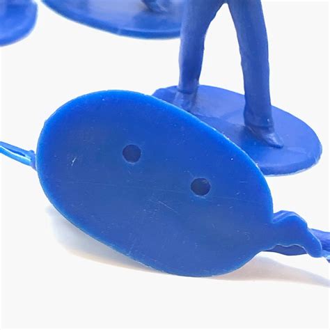Vintage Blue Civil War Toy Soldiers 12 Pieces Plastic Army Etsy