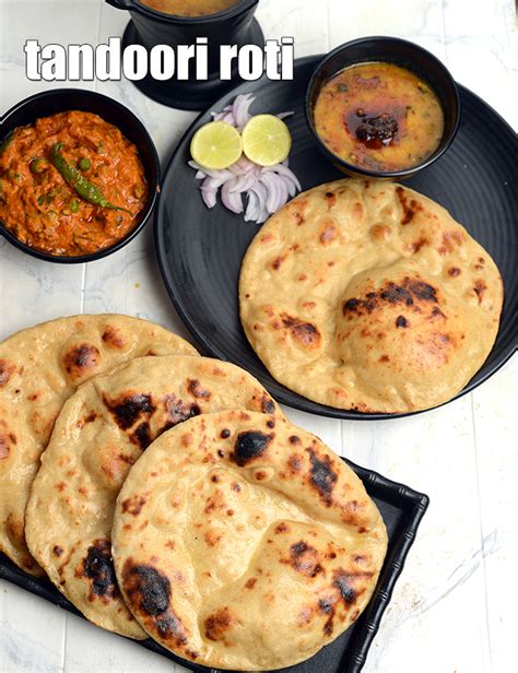 Calories of Tandoori Roti, Tandoori Roti On A Tava | Tarladalal.com