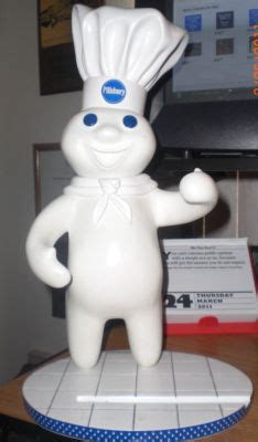 PILLSBURY DOUGHBOY STATUE AND BASE -- Antique Price Guide Details Page