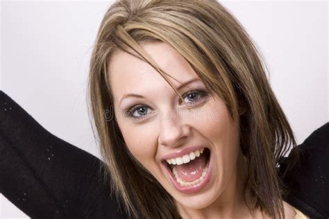 Beautiful Perky Blonde Woman Stock Photos Free Royalty Free