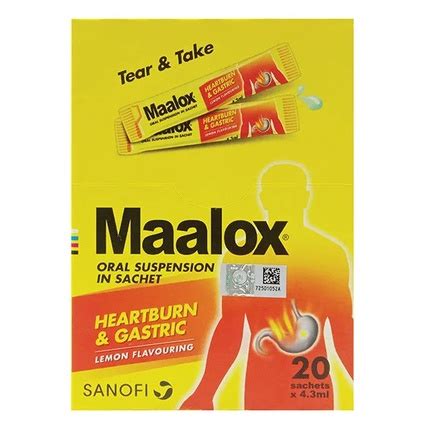 MAALOX SUSPENSION IN SACHET 460MG 4 3ML X 20 S EXP 05 2026 Shopee