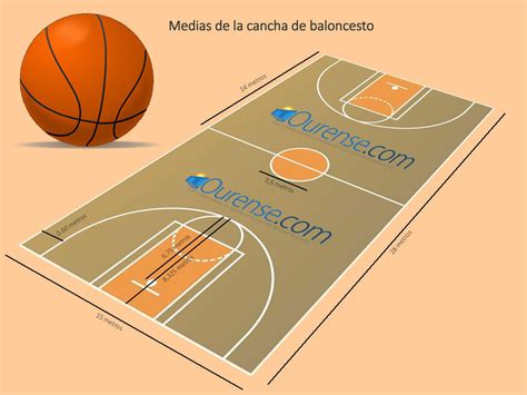 Descubrir Imagen Cuanto Mide De Largo Una Cancha De Basquetbol Sexiz