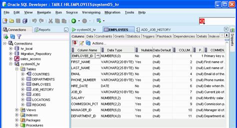 Sql Developer Concepts And Usage