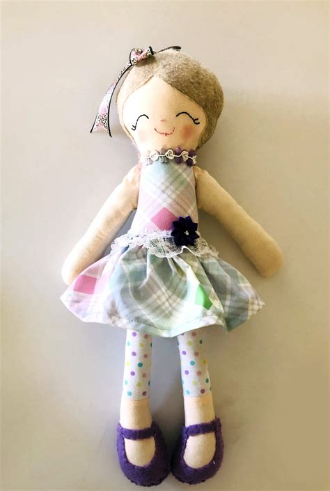 Molly Doll Plaid & Polka-dots Dress - Sew Unique Handcrafts
