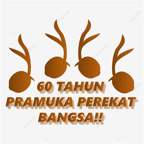 Gambar Clipart Tunas Kelapa Design 60 Tahun Pramuka Pemersatu Bangsa