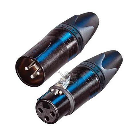 Neutrik Nc Xx Conector Xlr Hembra Y Macho Black Juego