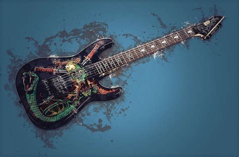 Электрогитара арт - фото и картинки abrakadabra.fun
