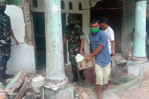 Korban Rumah Rusak Akibat Gempa Di Pandeglang Bertambah Balipost