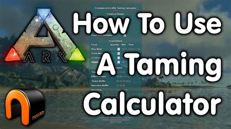 Ark Survival Evolved How To Use A Taming Calculator Youtube