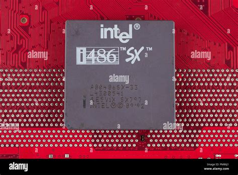 486 Intel Microprocessor High Resolution Stock Photography and Images ...