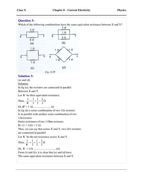 Selina Solutions Class 10 Concise Physics Chapter 8 Current Electricity