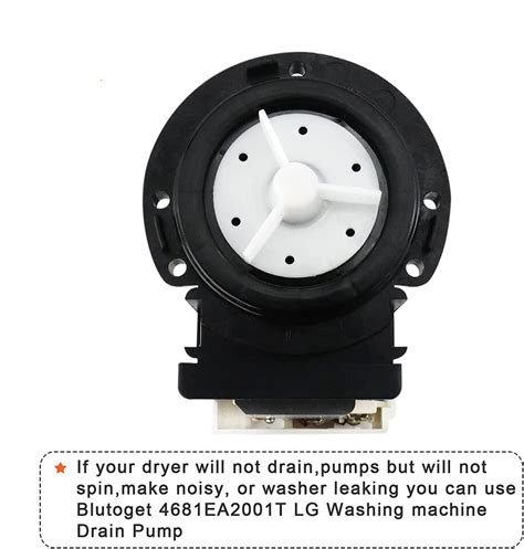 4681EA2001T Washer Water Drain Pump Motor Replacement For Kenmore And