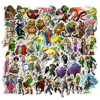 50 stickers para decorar tu habitación Modelo The Legend of Zelda