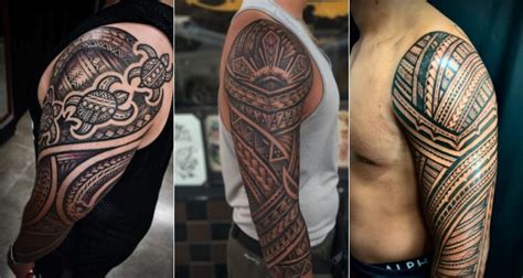 stunning full arm tribal tattoo designs trending tattoo