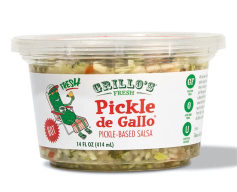 Grillo S Pickles Introduces Pickle De Gallo A Pickle Based Salsa