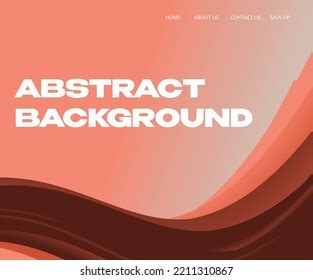 Abstract Nude Pink Background Wave Lines Stock Vector Royalty Free