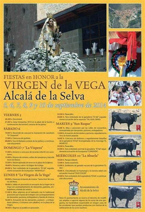 Fiestas Virgen De La Vega Alcal De La Selva Teruel Fecartoros