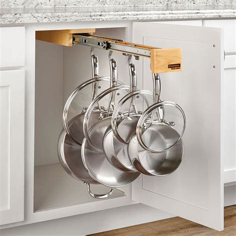 Rev A Shelf GLD W22 SC 7 Glideware 22 Pull Out Pot Pan Rack W 7