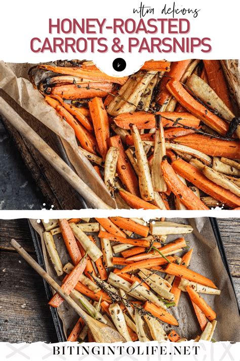 Ultra Delicious Honey Roasted Carrots And Parsnips Biting Into Life