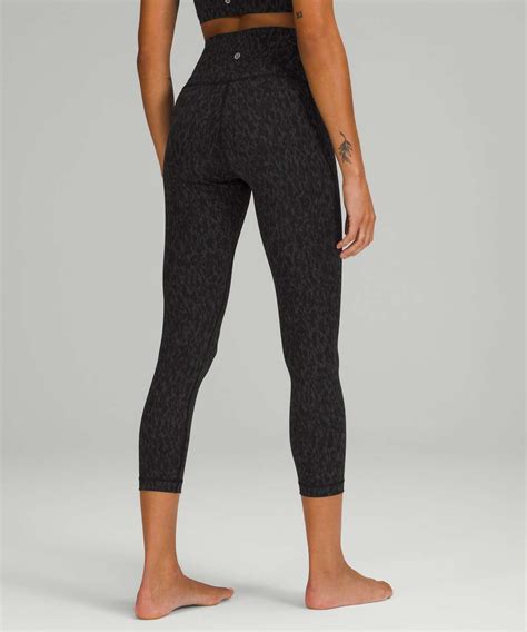 Lululemon Wunder Under High Rise Crop Full On Luxtreme Leopard