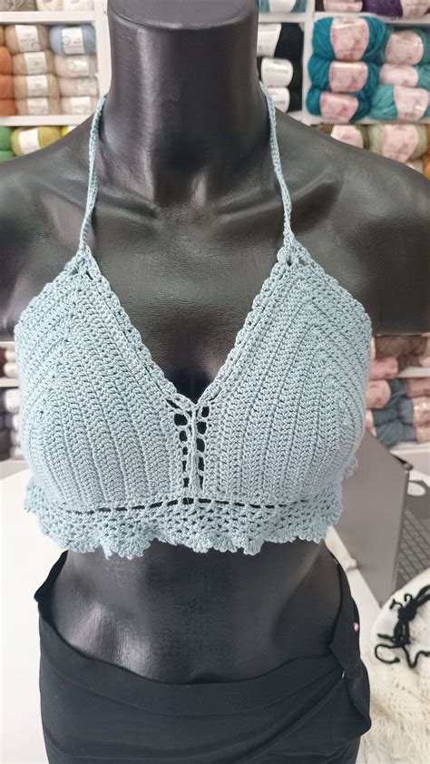 Crochet Bikini Topbikini Topbikinicrochet Summer Etsy