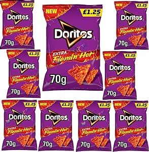 Doritos Chilli Heatwave Tangy Cheese Cool Original Extra Flamin Hot Tortilla Chips Crisps Pmp