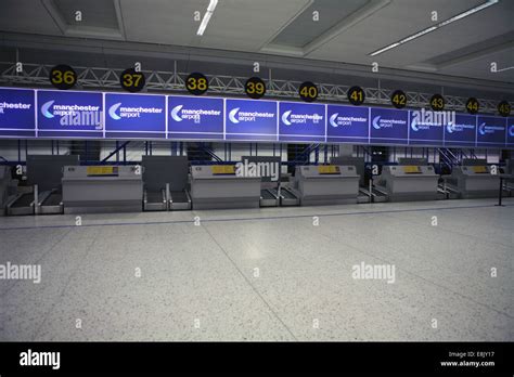 Manchester Airport Terminal 1 Departures Empty Gates Picture Chris