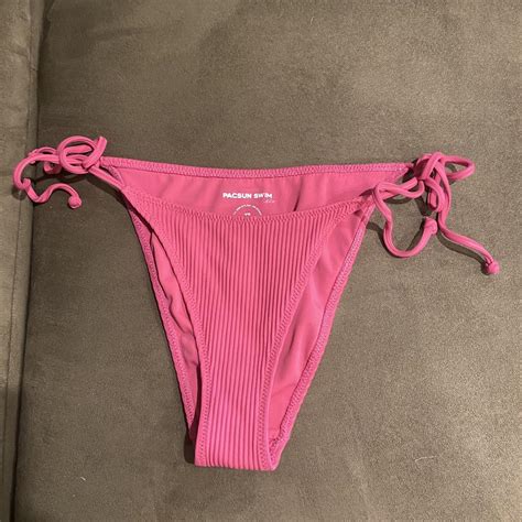 NEVER WORN Hot Pink Pacsun Bathing Suit Bottom Depop