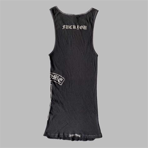 Chrome Hearts Vintage Chrome Hearts Fuck You Black Ri Gem