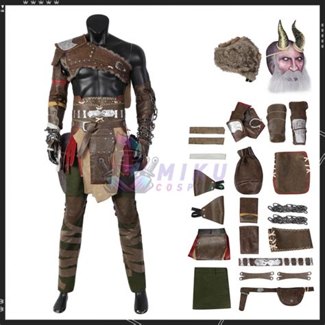 God Of War Ragnarok Kratos Cosplay Costume Mikucosplay