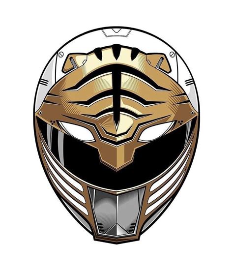 Mmpr White Ranger Helmet Render By Russjericho On Deviantart Artofit