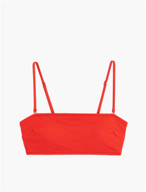 K Rm Z Kad N Hafif Dolgulu Straplez Bikini St Sak Mm Koton