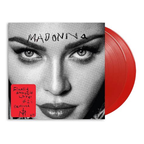 Madonna Finally Enough Love HHV GSA Exclusive Red Vinyl Edition