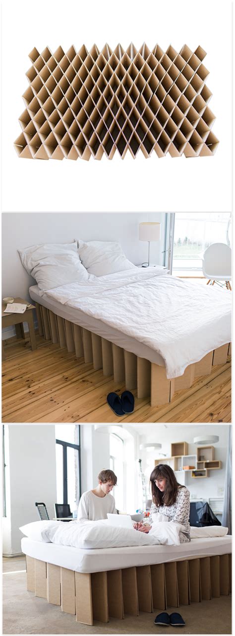 ROOM IN A BOX - Cardboard Bed. | Картонная мебель, Дом, Мебель