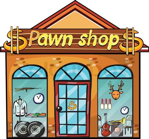 A Pawnshop Stock Vector Colourbox