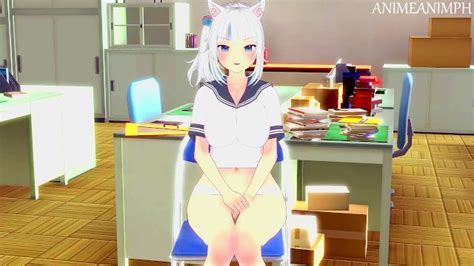 Entire Day Spent With Vtuber Gawr Gura To Fuck Her Until Creampie Anime Hentai D Uncensored