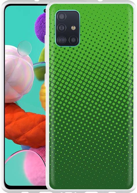 Samsung Galaxy A51 Hoesje Groene Cirkels Designed By Cazy Bol