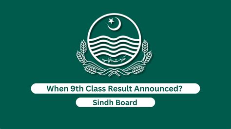 9th Class Result 2024 Sindh Board Date And Time Honor Laurene