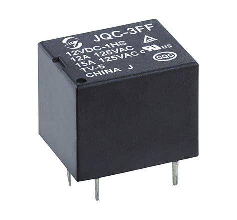 Jqc-3FF Relays 15A 12VDC 277VAC / 30VDC 10A 12A Hongfa Zettler OEM ...