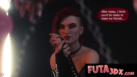 Futa3dX Redhead Fetish Big Dicked Futa Teacher Puts Blonde To The Sex Toy Test